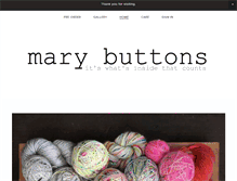 Tablet Screenshot of marybuttons.com